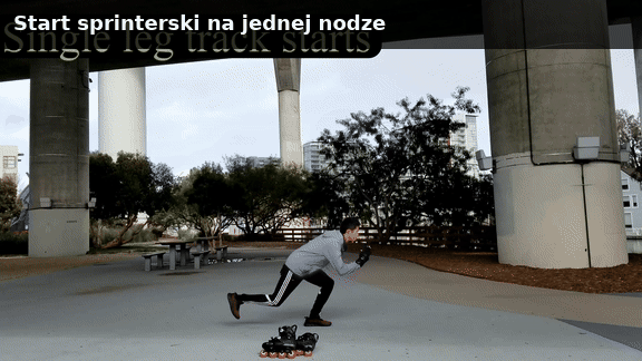 Start sprinterski na jednej nodze