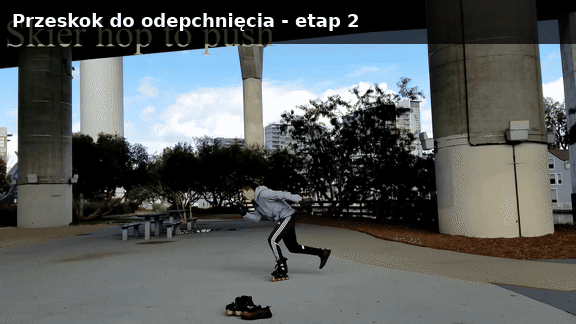 Przeskok do odepchnięcia, etap 2