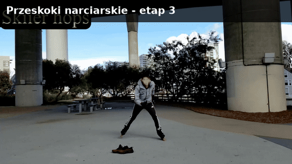 Przeskoki narciarskie, etap 3