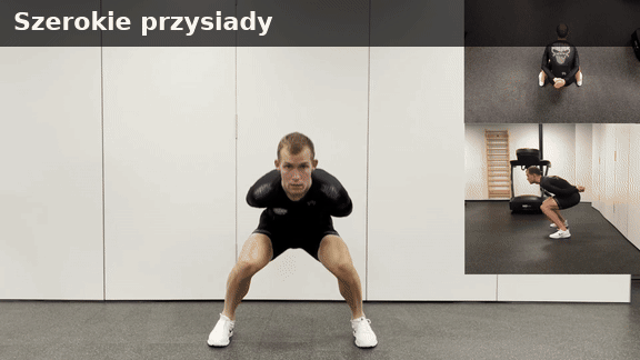 Szerokie przysiady