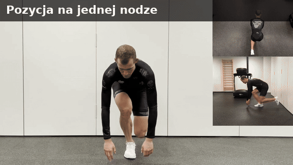 Pozycja na jednej nodze