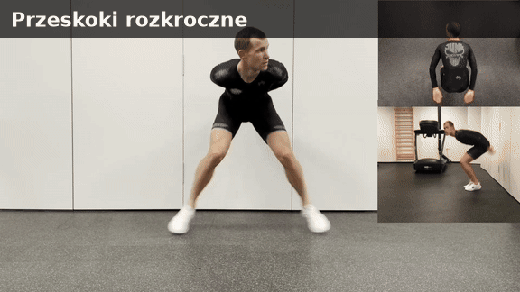 Przeskoki rozkroczne