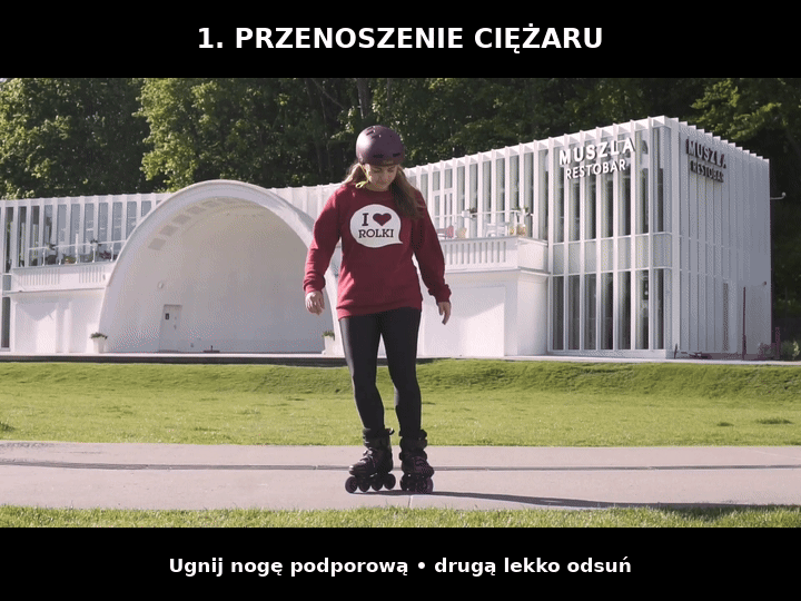 Przenoszenie ciężaru na jedną nogę